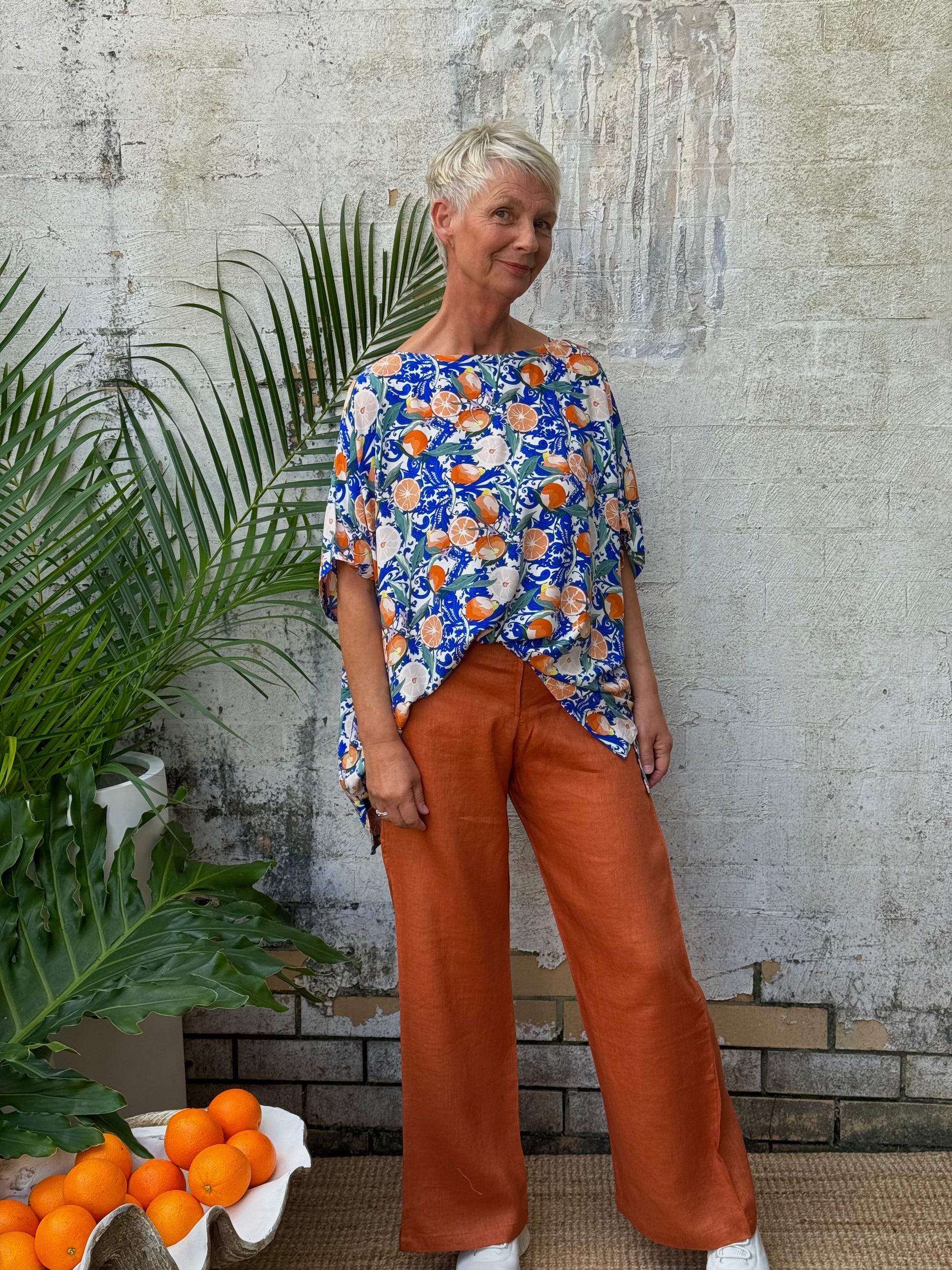 Luna pant Orange