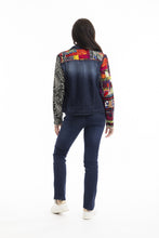 Load image into Gallery viewer, Train Denim Mix Jacket
