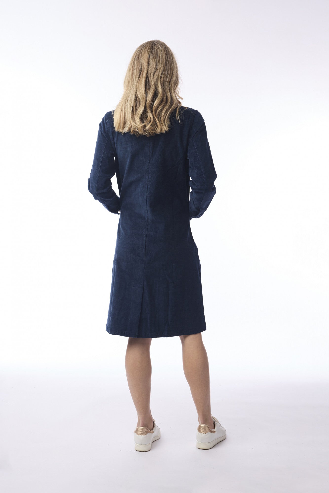 Cord Dress Navy