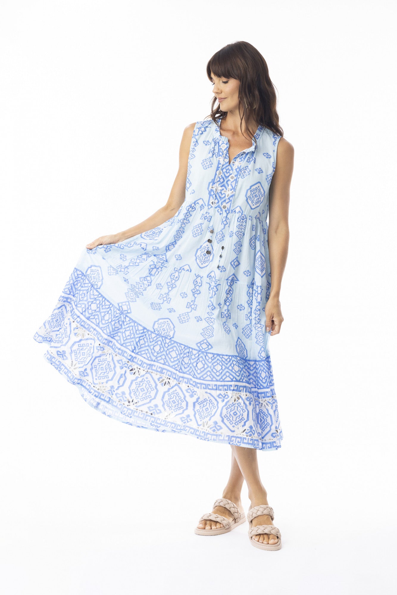 Carla Blue layers dress