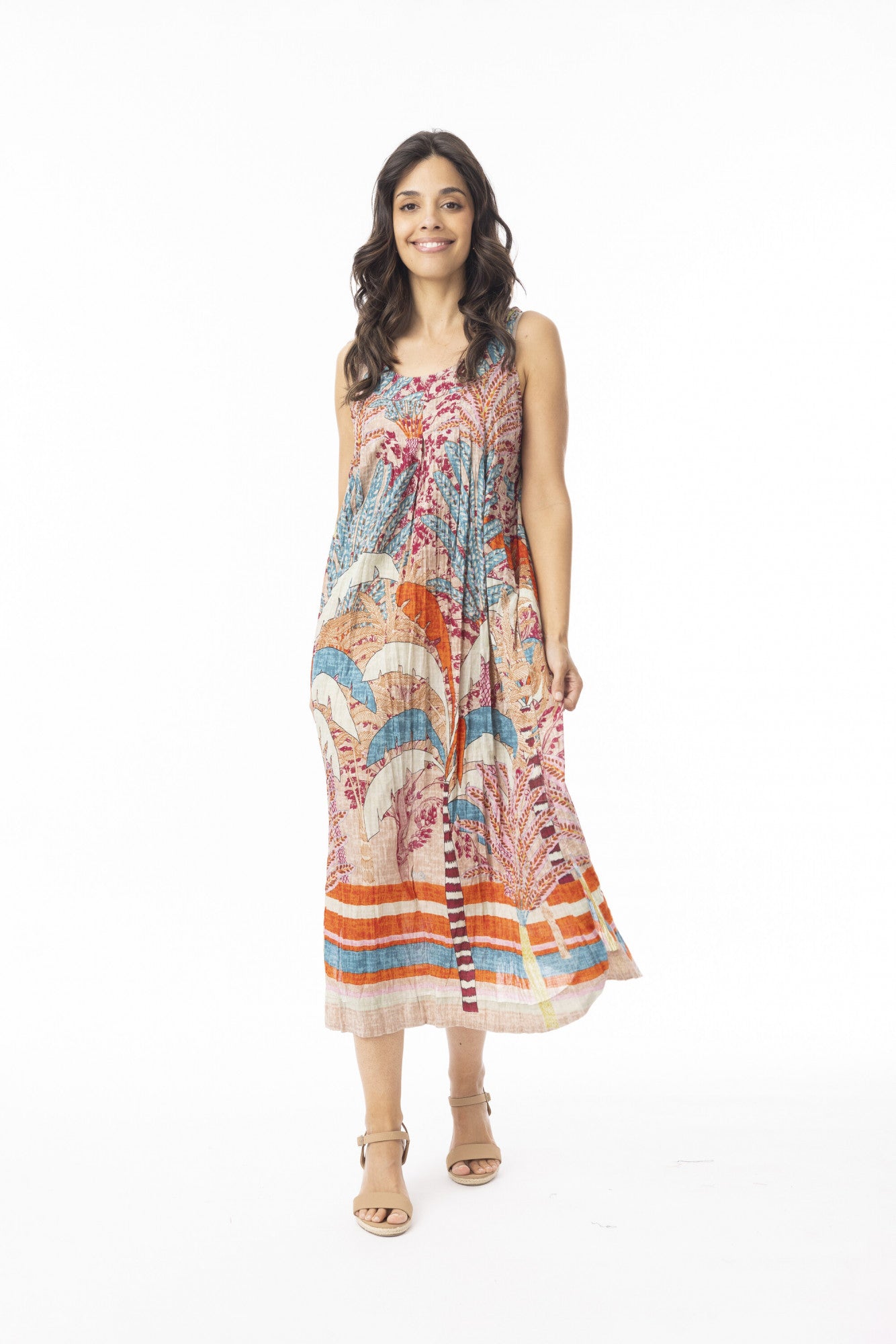 Ponta Verde Round neckline dress