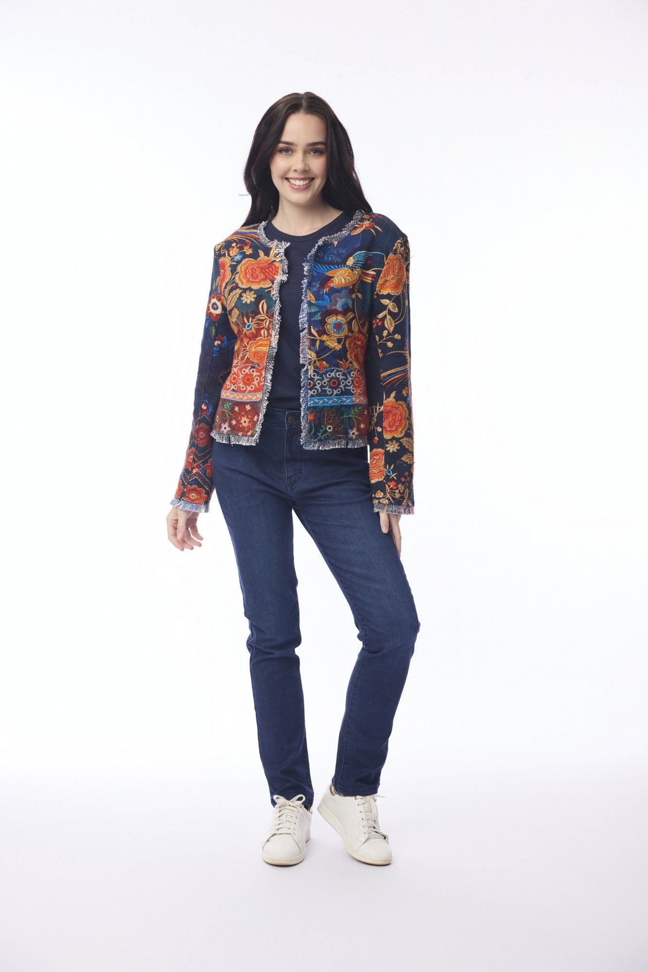 Embroidery  Channel Coat