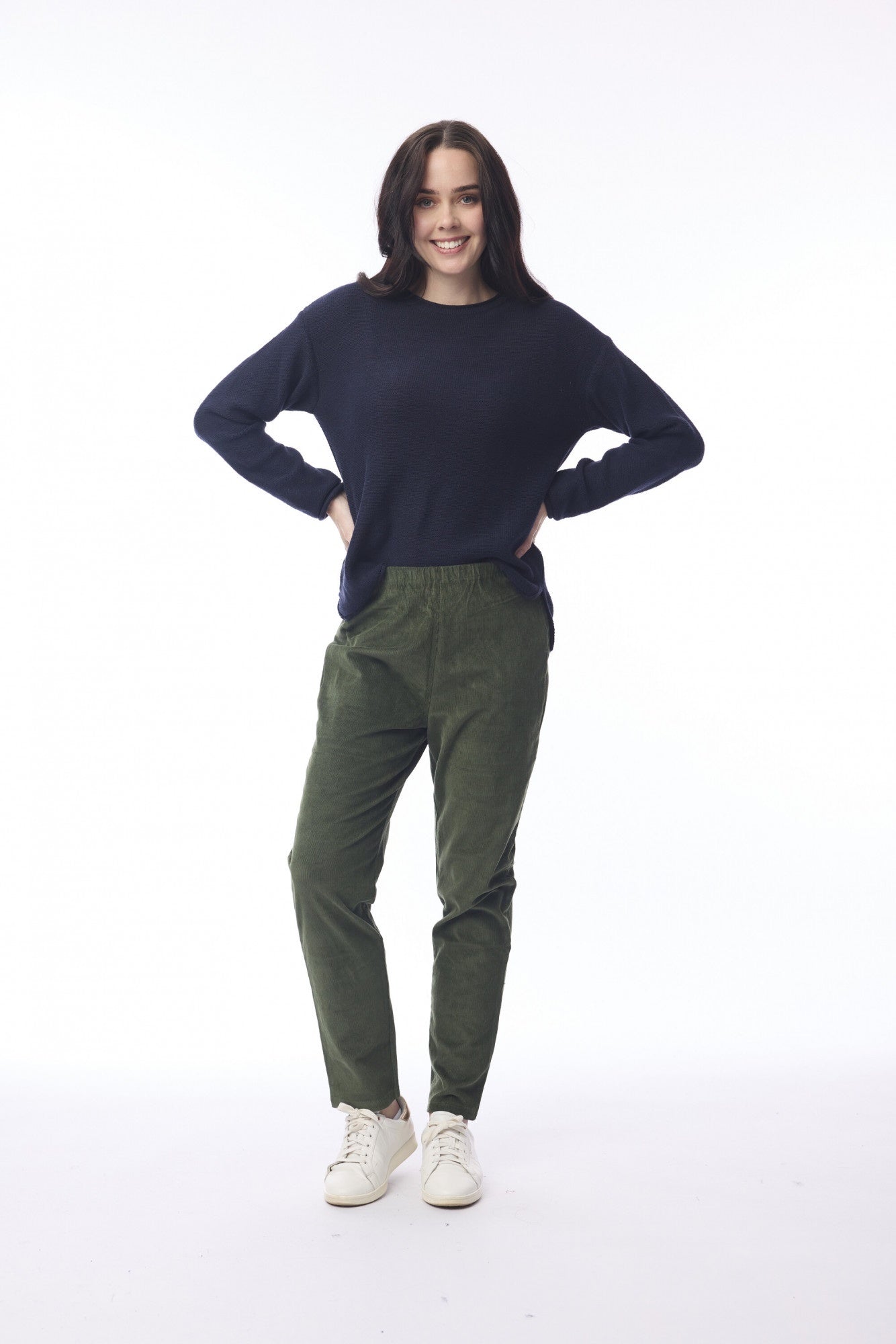 Cord Jeggings Military