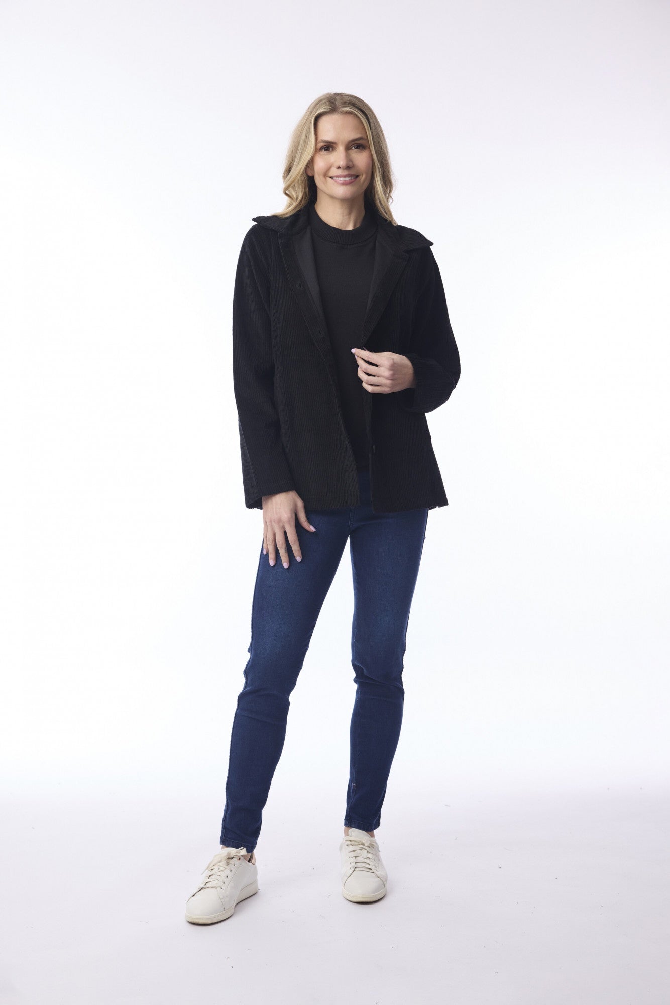 Cord Jacket Black