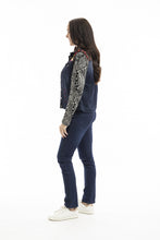 Load image into Gallery viewer, Train Denim Mix Jacket
