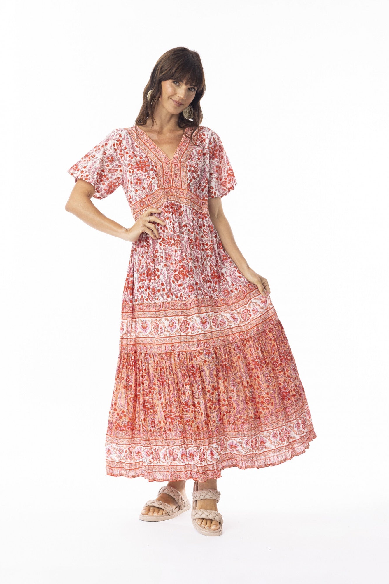 Hazel Cap sleeve dress