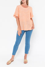 Load image into Gallery viewer, Flounce linen top/Mango
