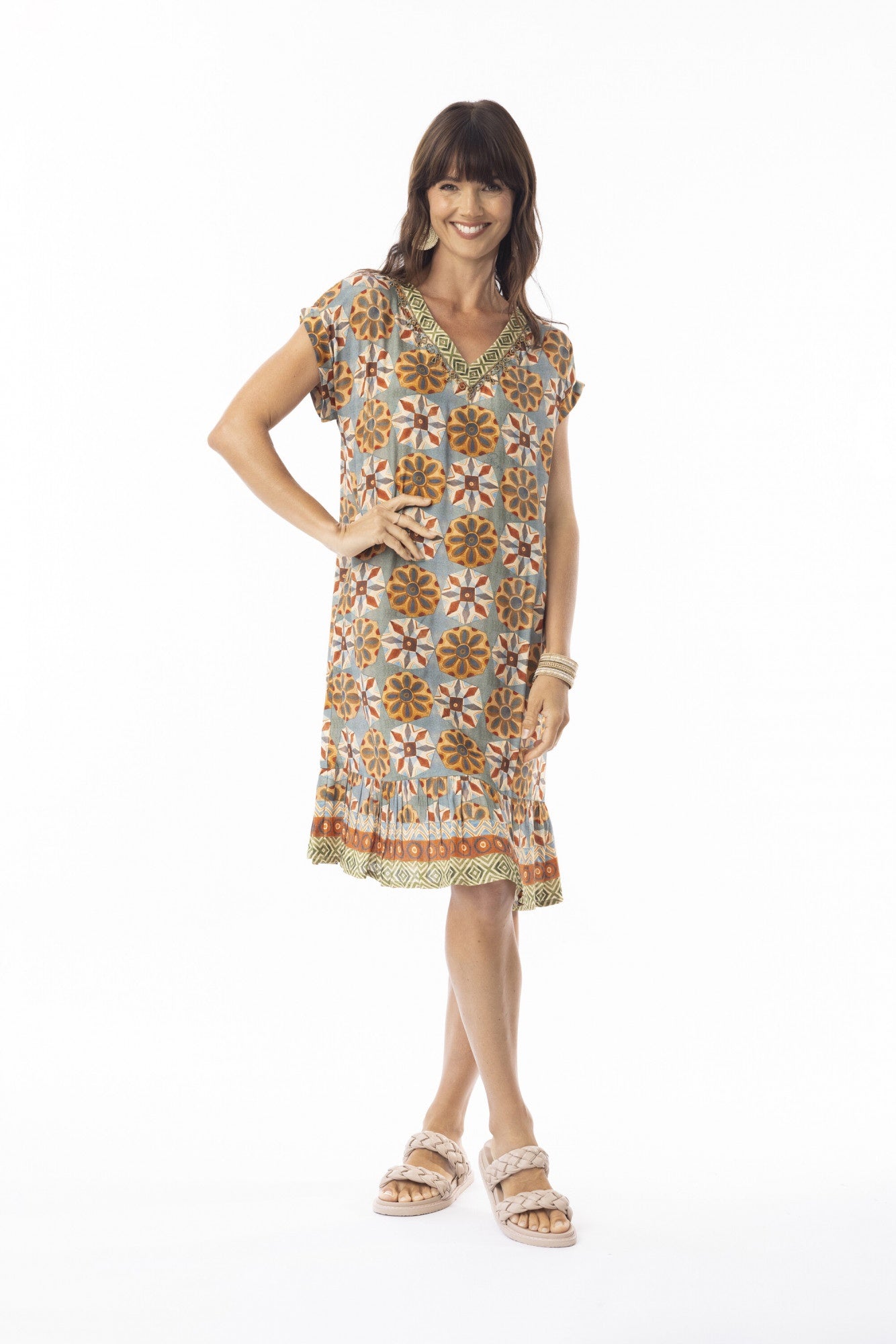 Vera Frill hem dress