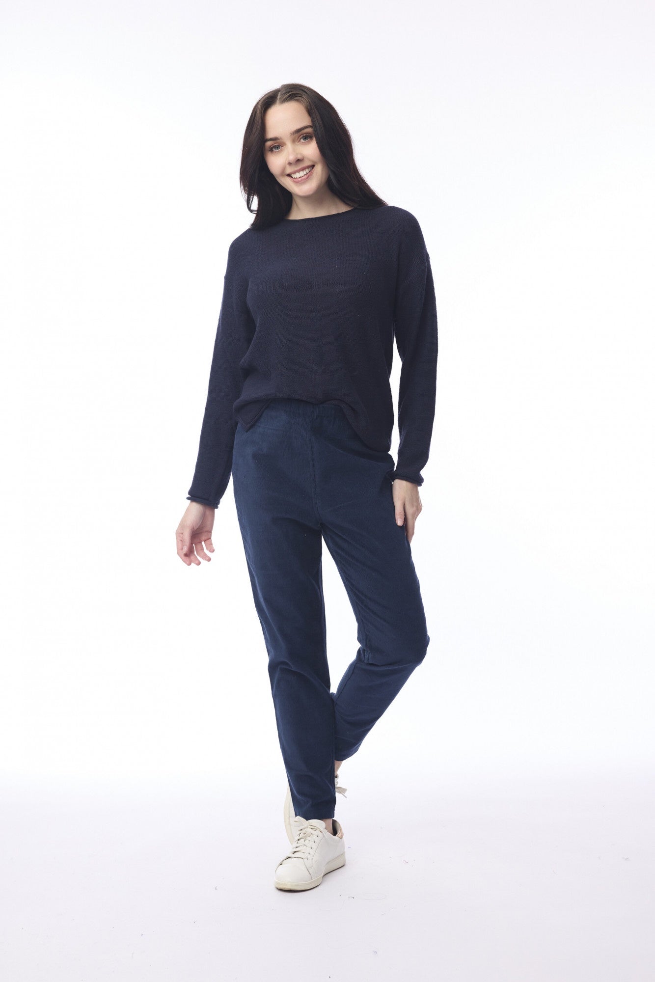 Cord Jeggings navy
