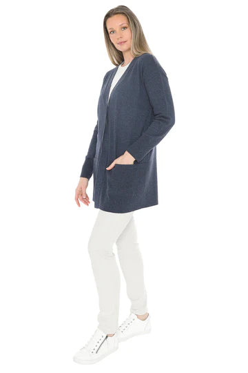 Longline Cardi Indigo