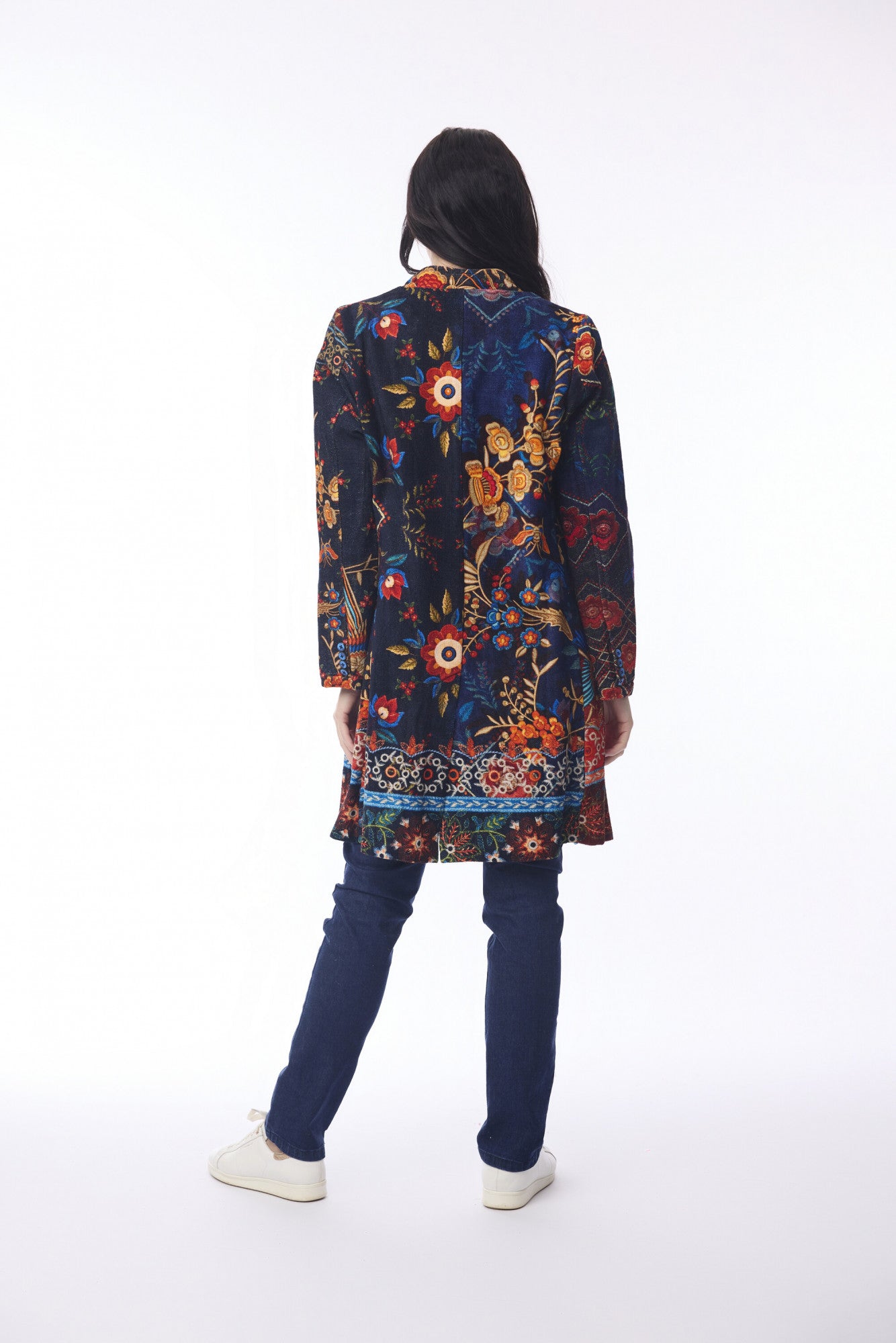 Embroidery Mid Coat
