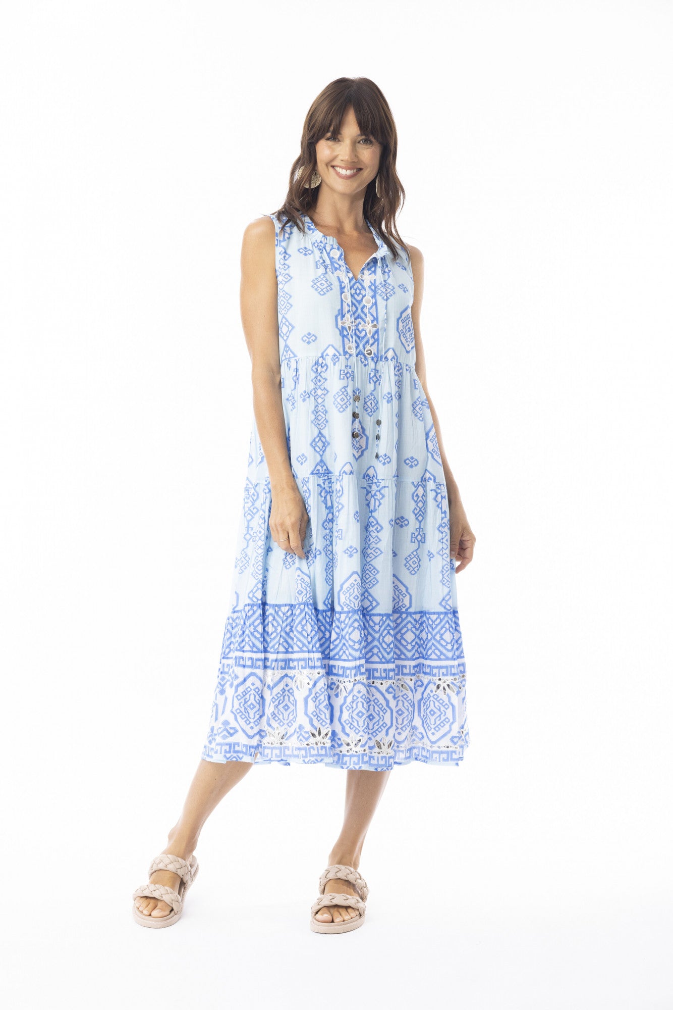 Carla Blue layers dress