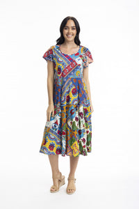 Amritsar Cap Sleeve dress