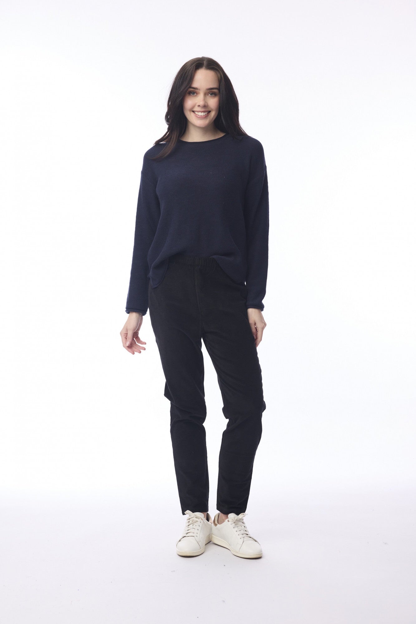 Cord Jeggings Black