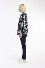 Load image into Gallery viewer, Navy cord printed Shirt
