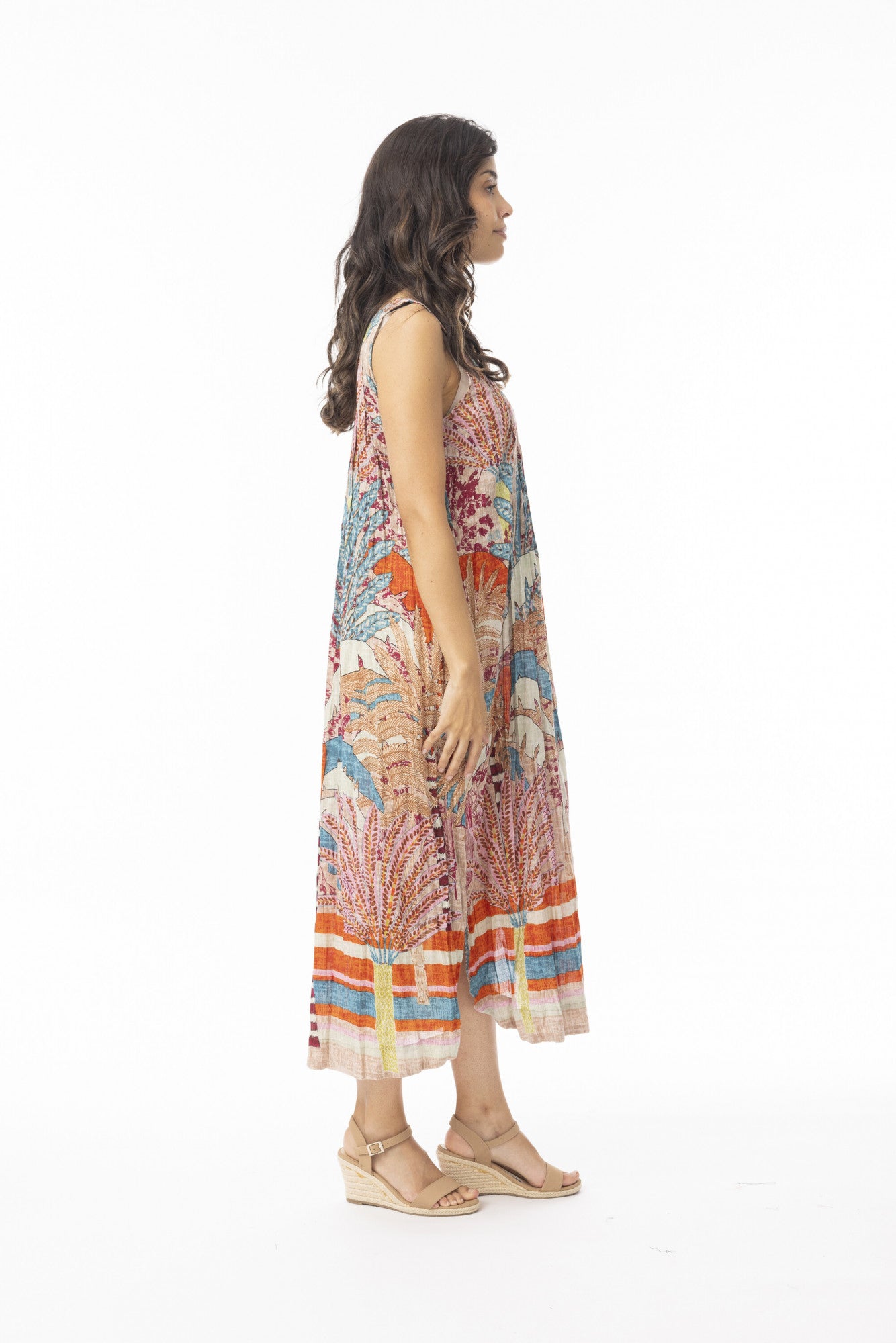Ponta Verde Round neckline dress