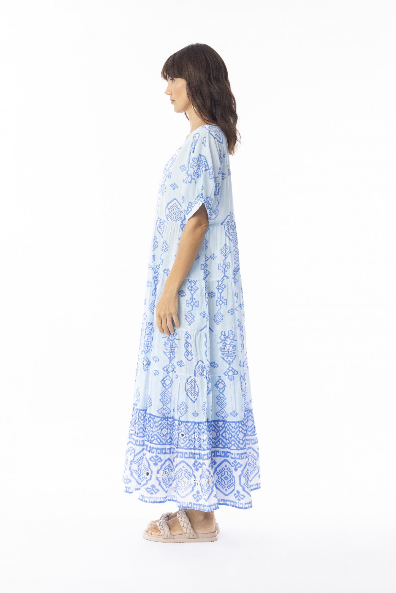 Carla Blue Midi Dress
