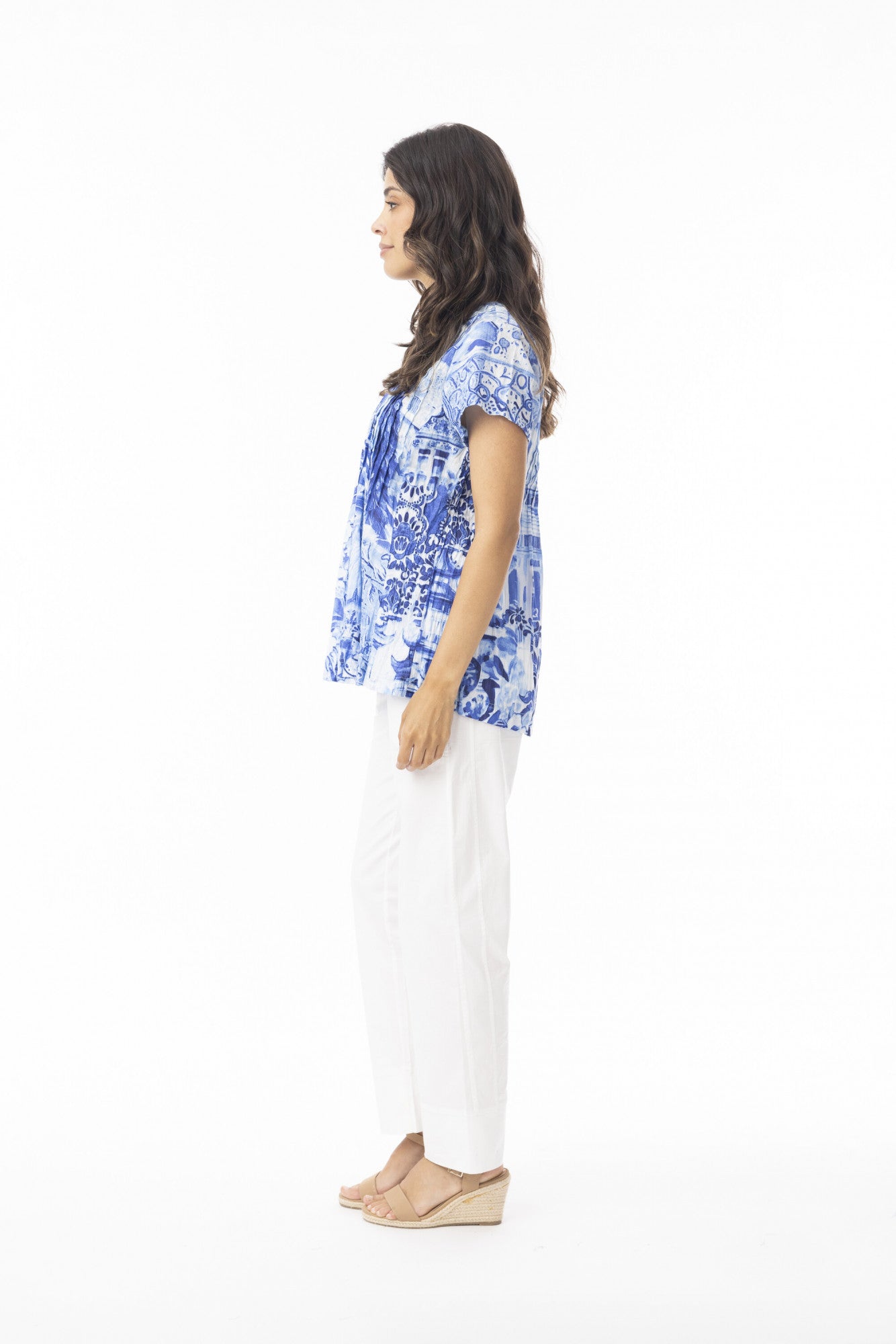 Okayama Pleated top