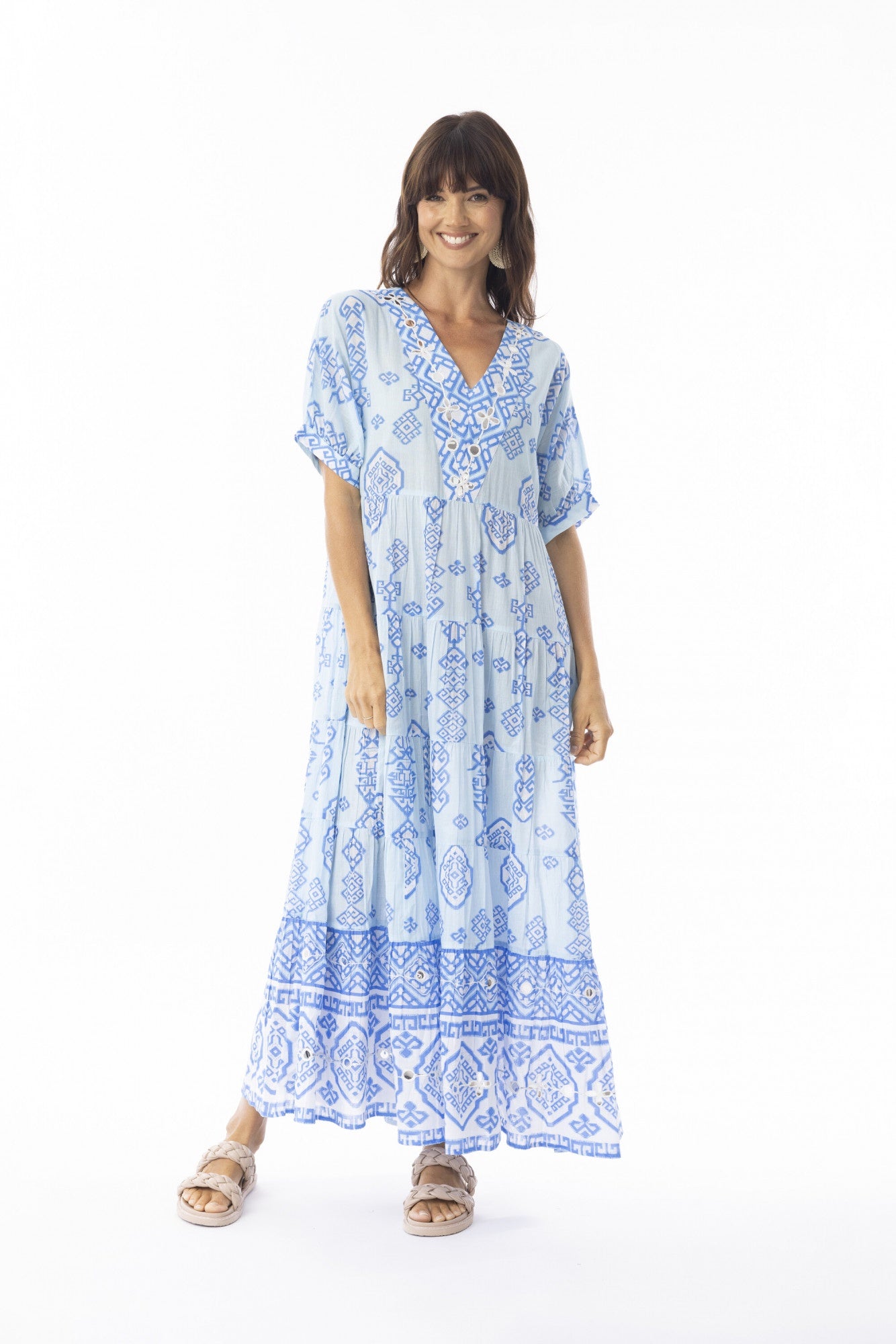 Carla Blue Midi Dress
