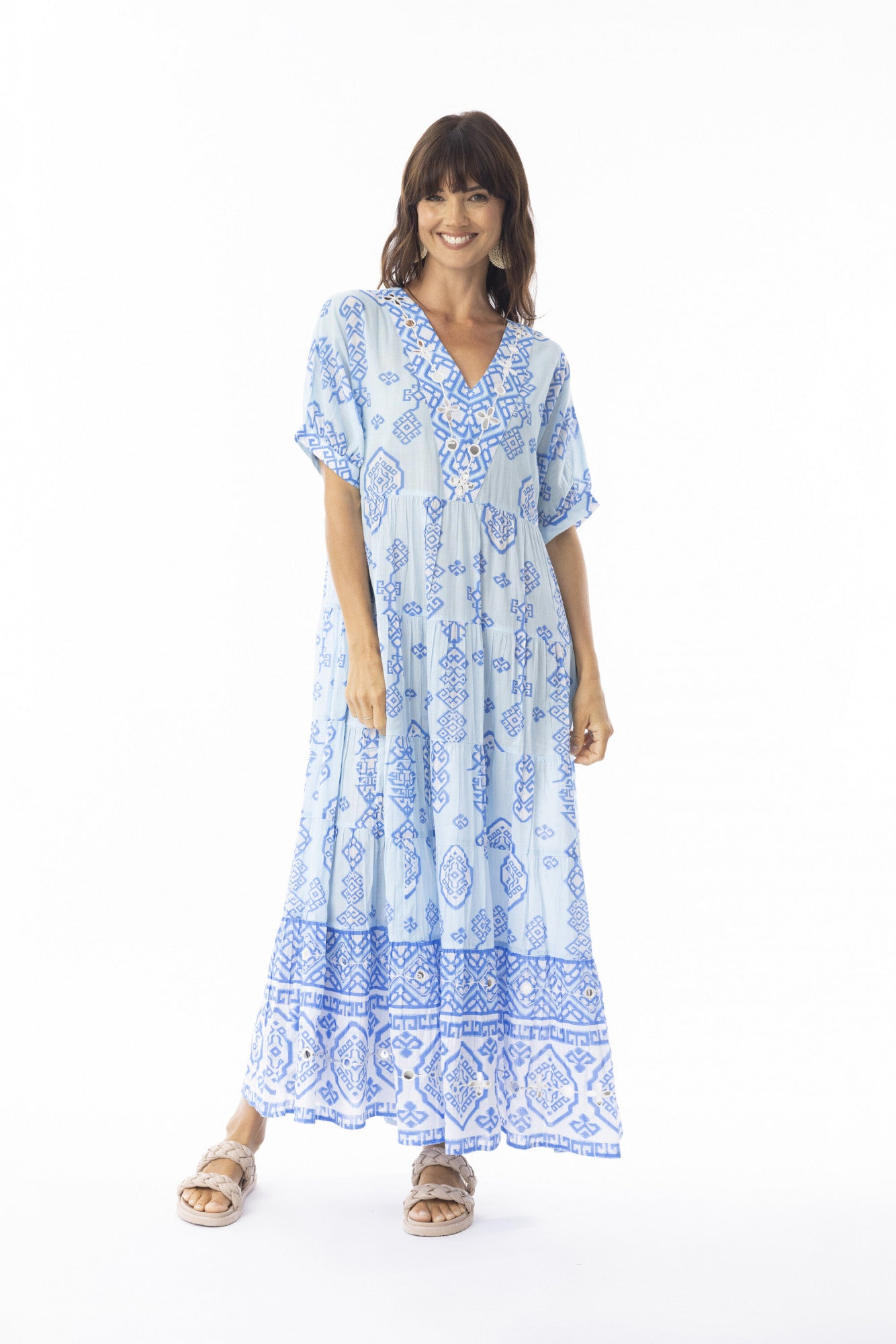 Carla Blue Midi Dress