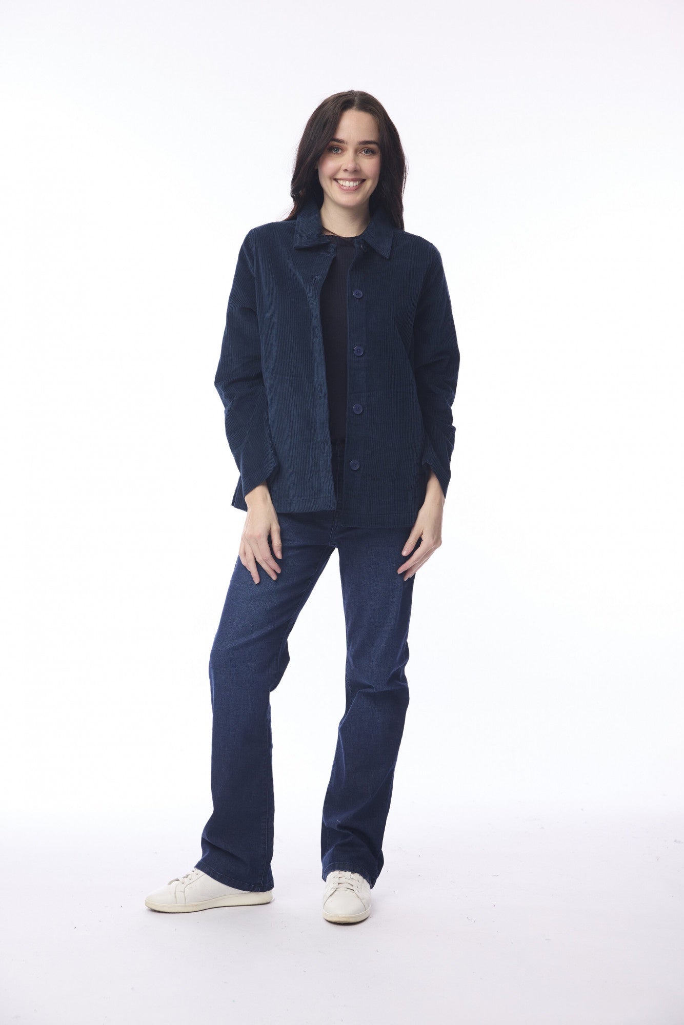Cord jacket Navy