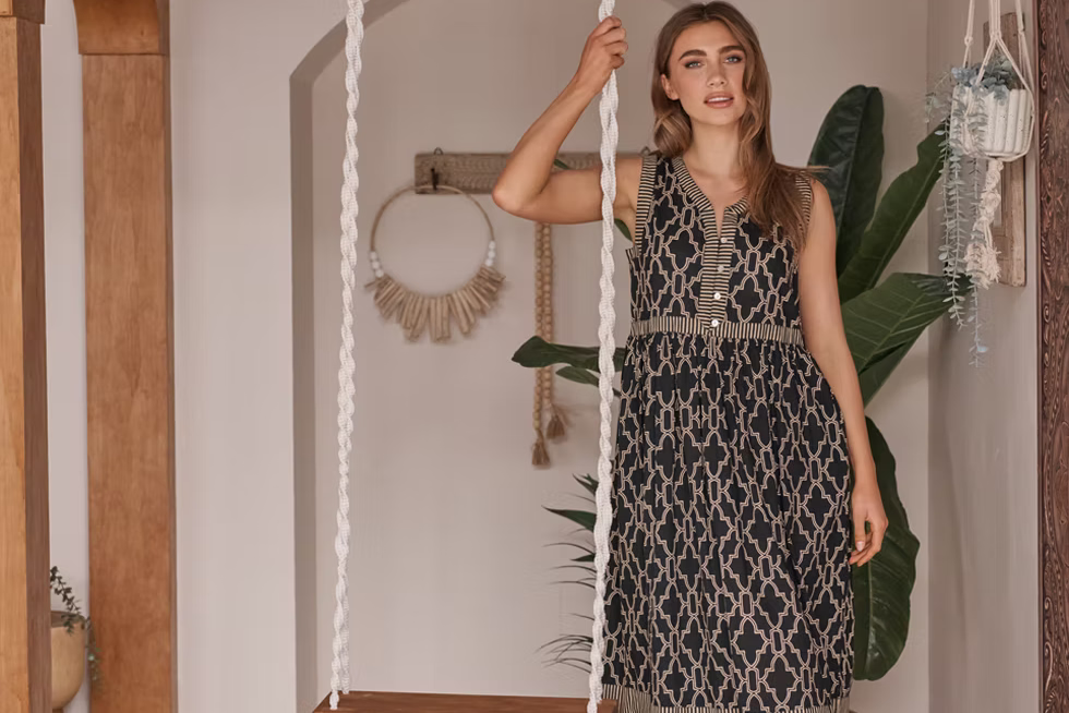 Marrakesh Square Dress
