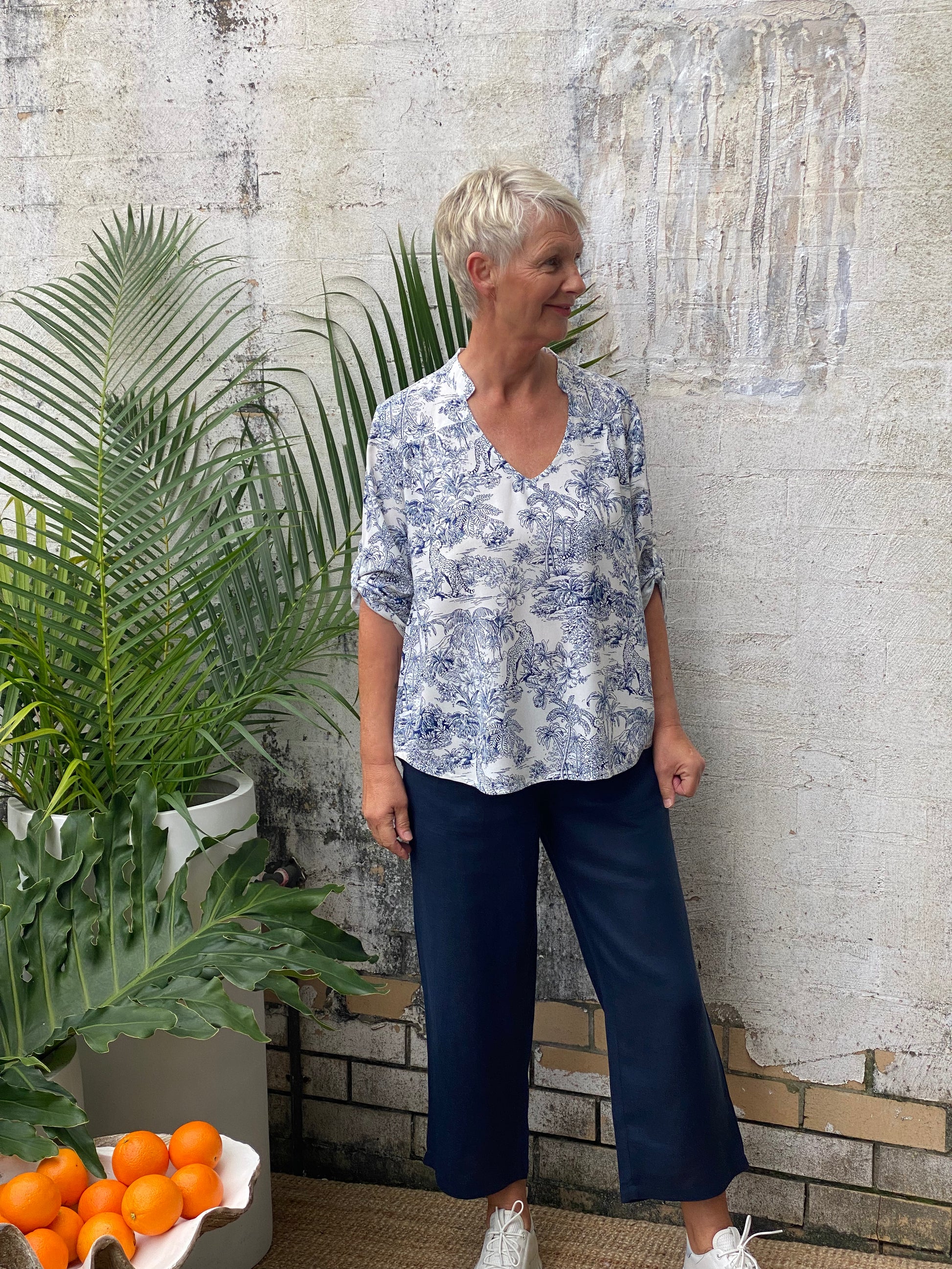 Faith Jungle navy