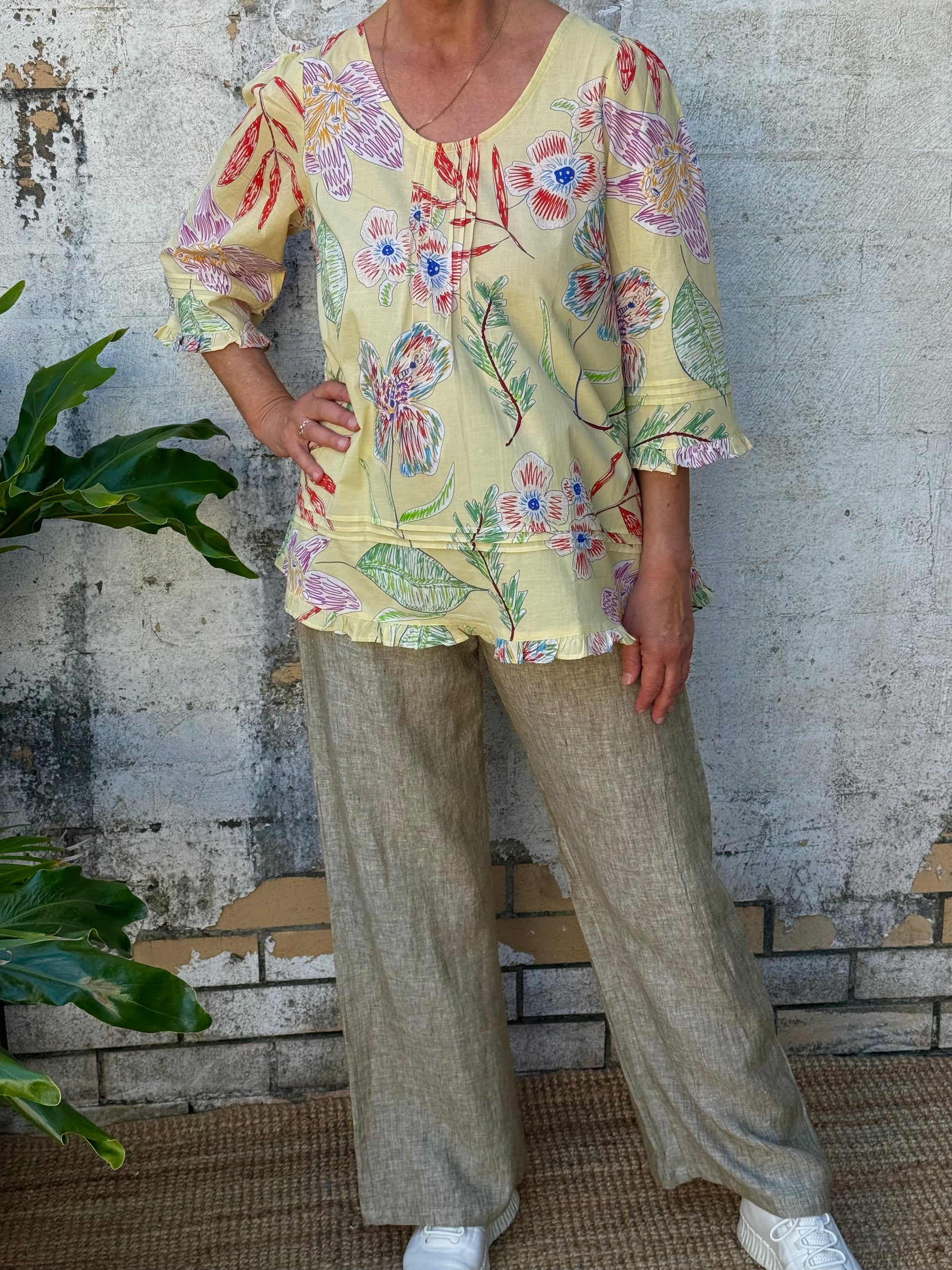 Eva Crayon Bloom Yellow