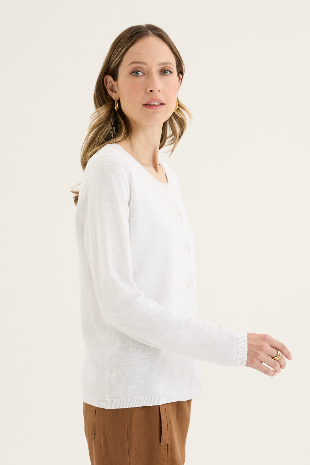 Blaze Cardi White