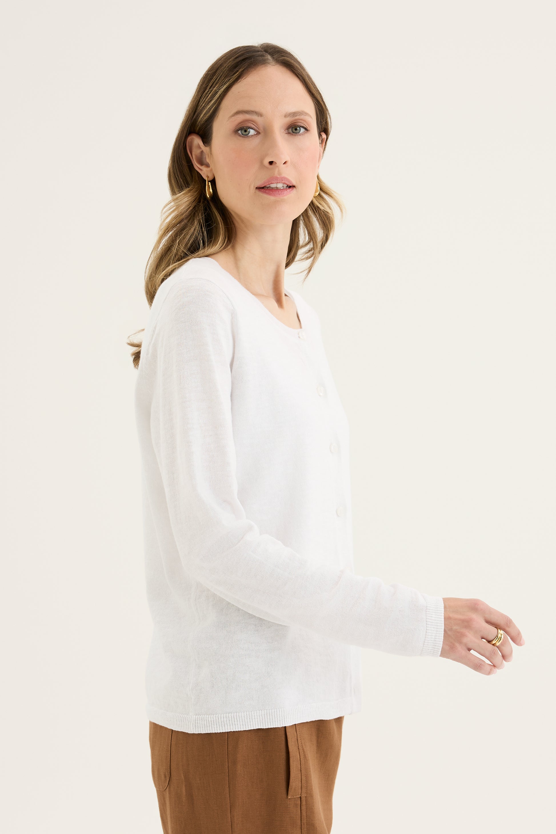 Blaze Cardi White