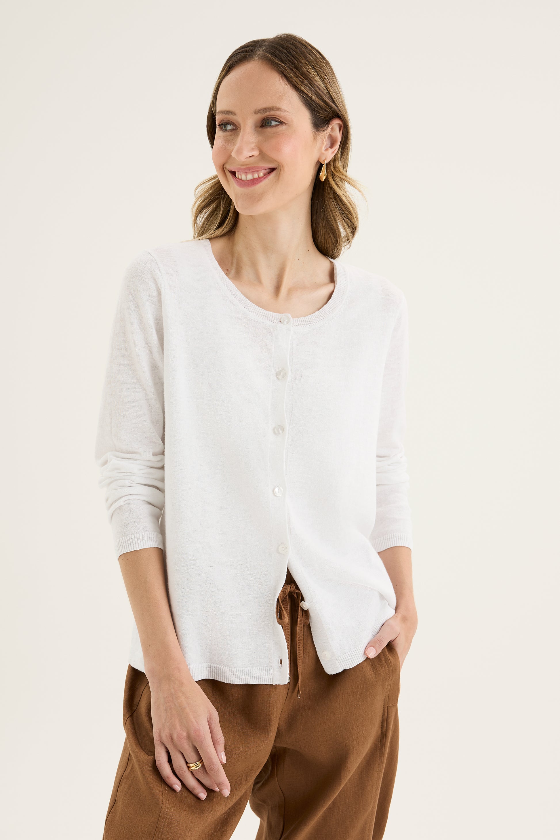 Blaze Cardi White