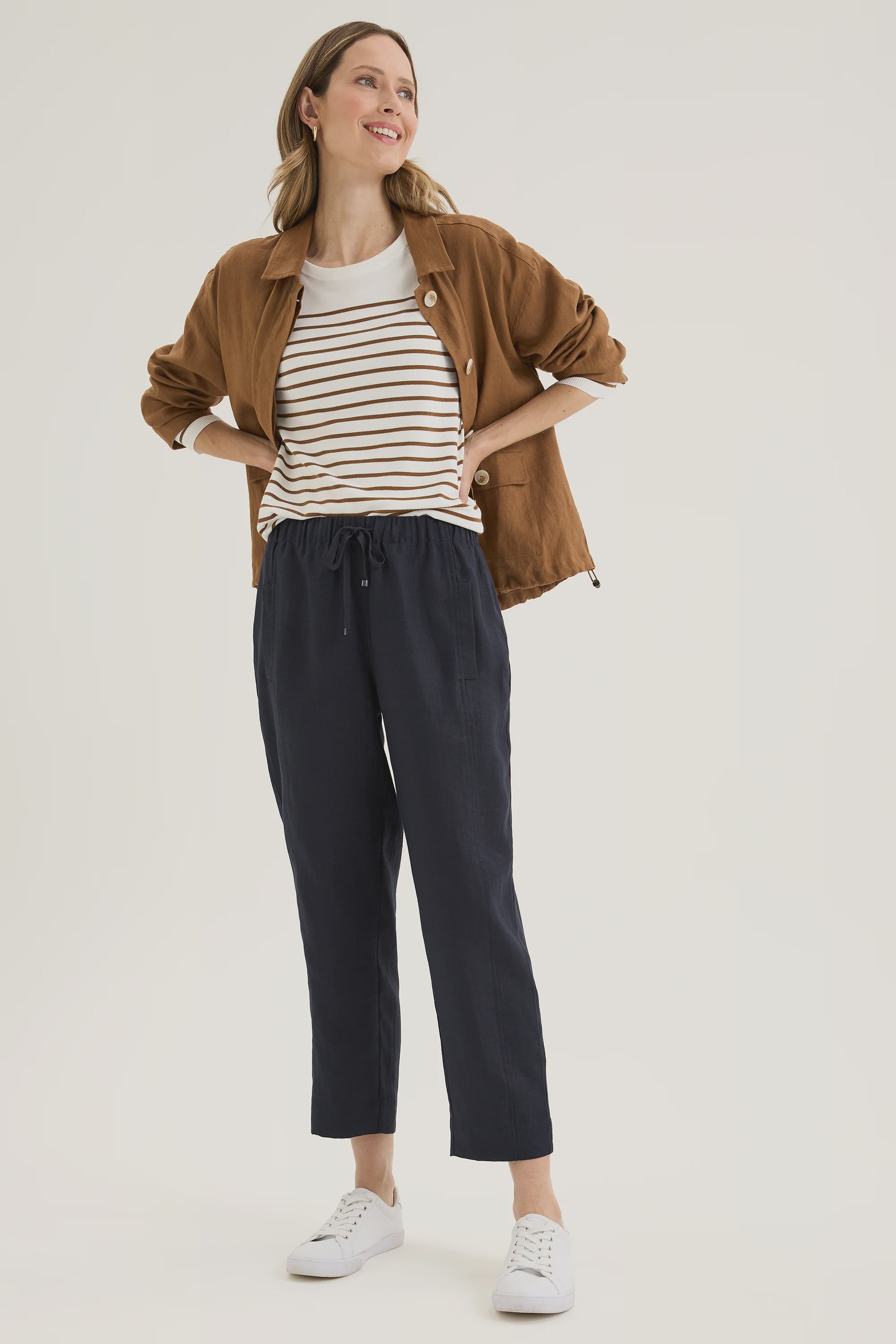 Tirari Slim Pant Navy