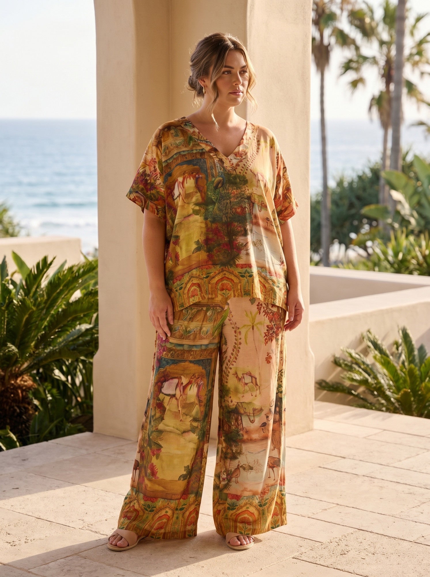 Indian Vibes Boxy top