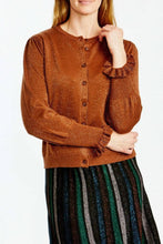 Load image into Gallery viewer, Lurex Cardi Toffee
