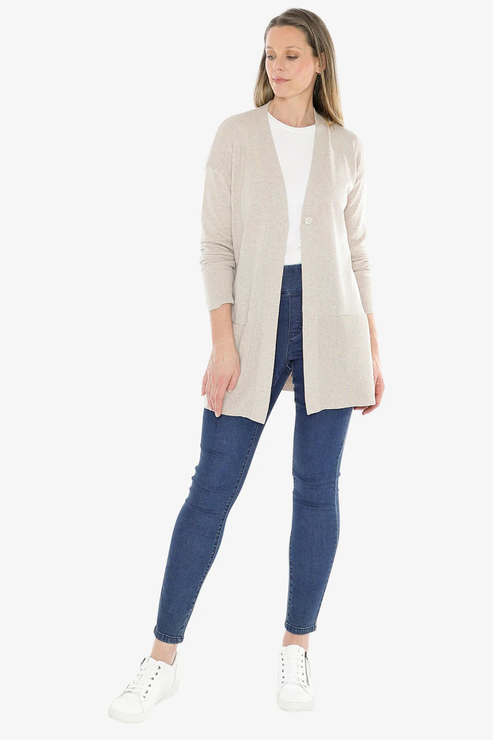 Long Cardi Stone