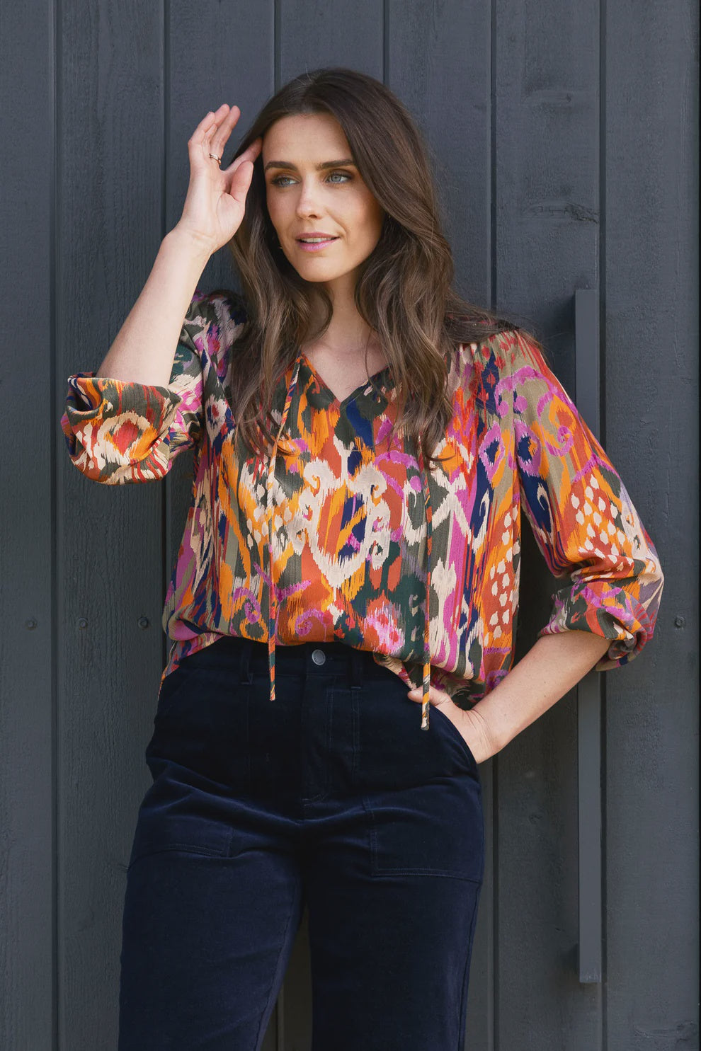 Opulent Ikat top